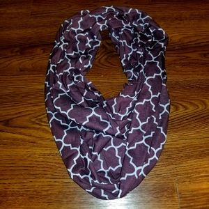 Burgundy Color Infinity Scarf